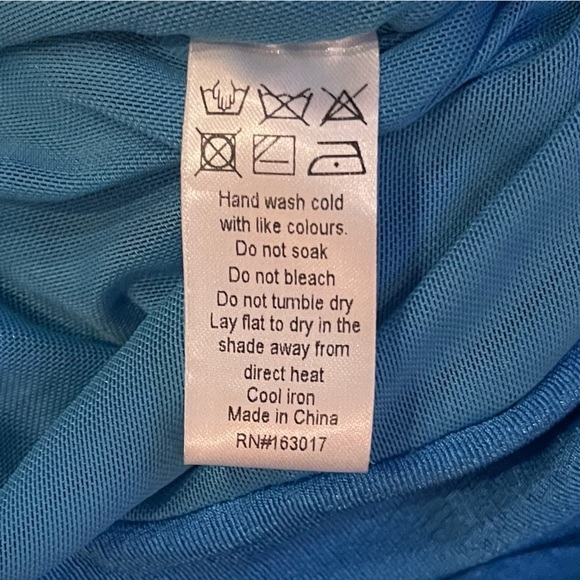 Lioness icy light blue one shoulder ruched mini bodycon stretch soft dress, XXS - Picture 10 of 10